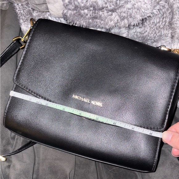 Michael Kors Black Leather Crossbody Bag - Picture 12 of 13